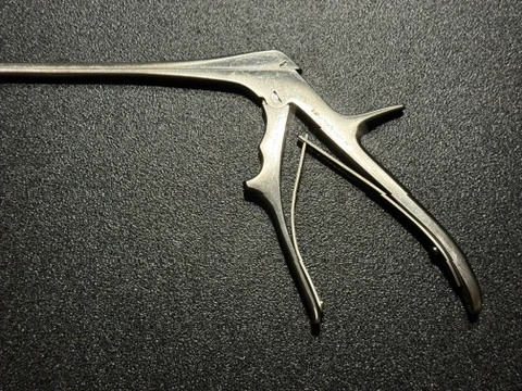 Handle photo of V. Mueller NL6053 Ferris Smith Cup Rongeur Forceps, STR, 6mm X 12mm