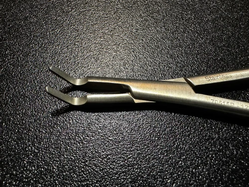 Jaw photo of Weck 337115 Horizon Medium-Large Open Clip Applier, ANG, 11"