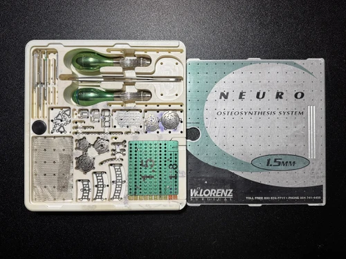 Photo of W. Lorenz 15-1000 1.5mm Neuro CMF Plating System