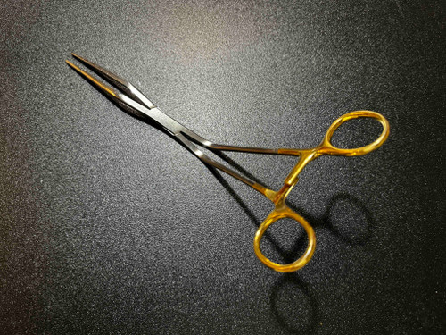 Handle photo of Applied Medical G-5640 Atraumax Vascular Clamp, ANG, 11"