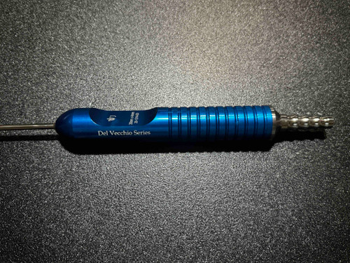 Handle photo of Wells-Johnson 20-1314-00 Del Vecchio 12 Hole Harvesting Liposuction Cannula 4mm X 30cm