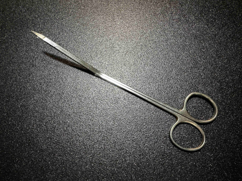 Handle photo of Symmetry 54-1041 Dandy Trigeminal Scissors, ANG, CVD Blades, 7.75"