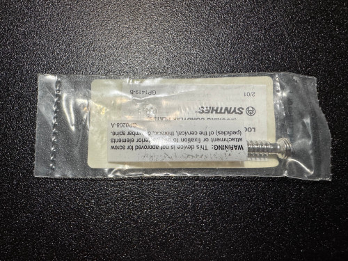 Screw photo of Synthes 02.207.065 7.3mm Cannulated Locking Screw 65mm