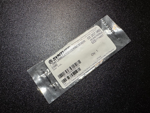 Photo of Synthes 02.207.060 7.3mm Cannulated Locking Screw 60mm