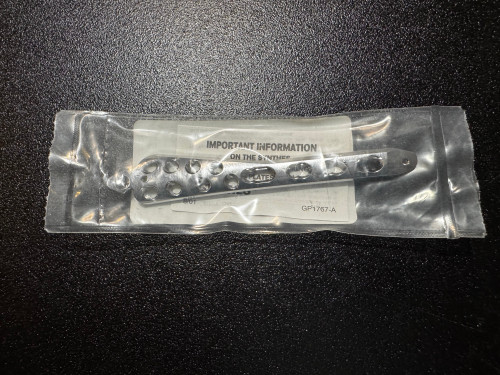 Plate photo of Synthes 239.901 3.5mm LCP Medial Distal Tibia Plate, 4H, Left, 116mm