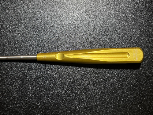 Handle photo of Life Instruments 712-0102-0 Rainbow Spinal Curette, STR, #2, 10"