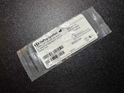 Photo of Synthes 241.151 3.5mm LCP T-Plate 3H Head, 5H Shaft, Right, 67mm