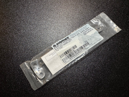 Photo of Synthes 240.041 4.5mm LCP Proximal Tibia Plate, 8H, Left, 154mm