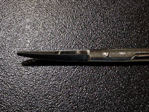 Blade photo of Tiemann 30-926 Kahn Undermining Scissors, CVD, 5.75"