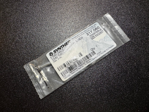 Photo of Synthes 217.060 6.5mm Cancellous Screw 32mm Thread, 60mm
