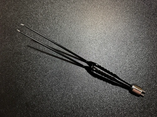 Top photo of Stryker 6730-240-012 SilverGlide ProSeries Non-Stick Bipolar Forceps, 1.2mm