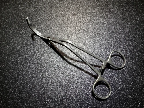 Handle photo of Symmetry 55-6065 Kay Aorta Anastomosis Clamp, 8" (New)