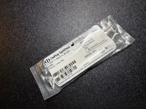 Photo of Synthes 456.301 11mm Titanium Helical Blade 80mm
