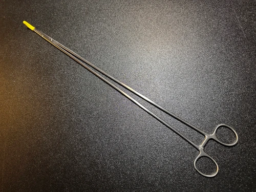 Handle photo of Symmetry 17-0845 Mixter Right-Angled Forceps, 18" (New)