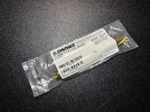 Photo of Synthes 456.307 11mm Titanium Helical Blade 110mm