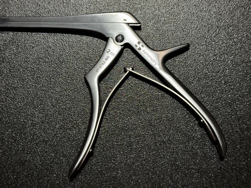 Handle photo of Symmetry 57-0762-BD Ceramic Coated Kerrison, 2mm, 40° Up, 8" (New)