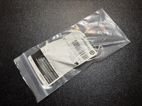 Package photo of V. Mueller CH04260 Delicate Touch Micro Forceps, 7 1/8" (New)