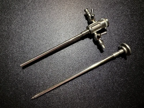 Photo of Stryker 747-031-650 6.5mm Rotating Inflow/Outflow Cannula w/ Obturator