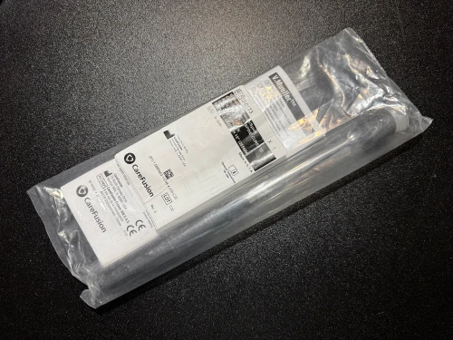 Package photo of V. Mueller U-0173 Chroma-Line Upper Spinal Curette , Reverse ANG, #6 (New)