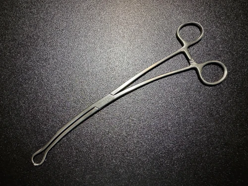 Photo of V. Mueller GL900 Skene Uterine Tenaculum Forceps, CVD, 9.5"