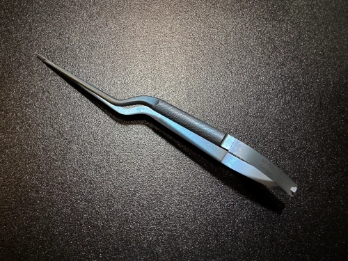 Side photo of Symmetry 80-1744 Titanium Bayonet Verity Scissors, STR, 9.5"