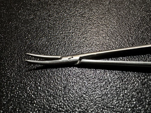 Jaw photo of Symmetry 55-2549 Jacobson Micro Needle Holder, CVD, TC Dust, 9"