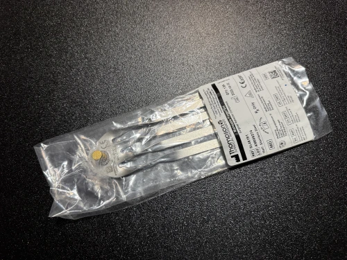 Package photo of Thompson Surgical SL46191 Malleable Finger Blade Retractor (New)