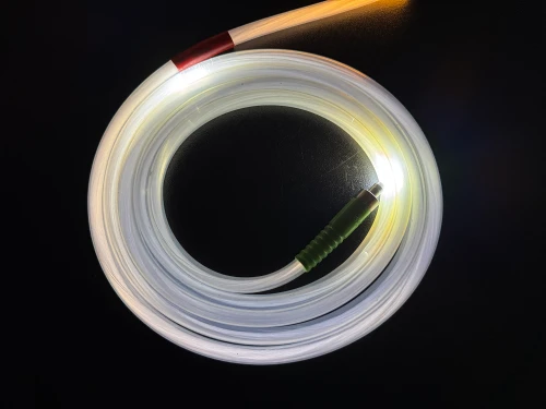 Lit photo of Stryker 233-050-100 Clear-Case Safelight Fiber Optic Cable 10'