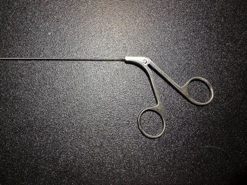 Handle photo of Storz 26159DHW Semi-Rigid Biopsy Forceps, 5 Fr X 34cm
