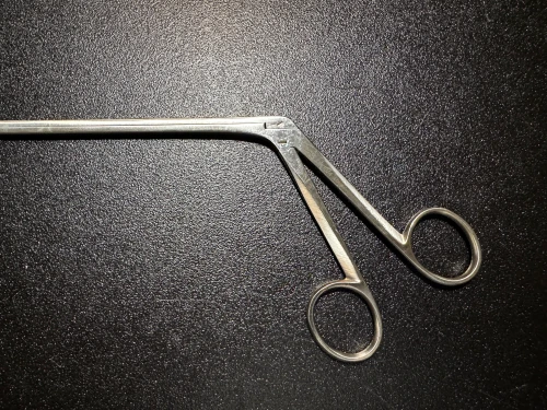 Handle photo of BOSS 70-1074 Love-Gruenwald IVD Rongeur, 3mm X 10mm, DWN, 9"