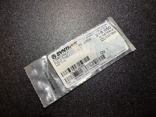 Photo of Synthes 218.050 6.5mm Cancellous Bone Screw, Full Thread, 50mm