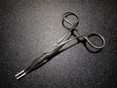 Photo of Symmetry 55-6143 Cooley Neonatal Carotid Clamp. 5"