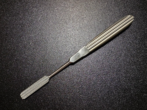 Photo of Aesculap OL407R Maltz Bone Rasp, 9mm, DWN, 6.5"