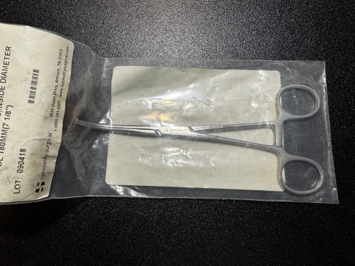 Photo of Symmetry 55-7050 Javid Carotid Artery Clamp, 6mm, 7 ⅛" (New)