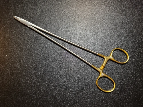 Handle photo of V. Mueller CH2442 Vital Masson Needle Holder, TC, 10.5"