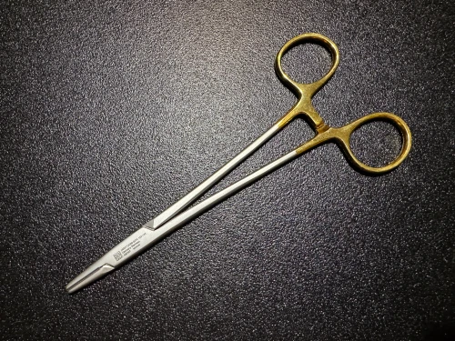 Photo of Jarit 123-135 Carb-Bite Mayo-Hegar Needle Holder, 6.25"