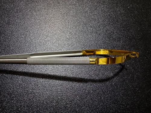 Handle photo of Symmetry 32-493 Jacobson Micro Needle Holder, STR, TC, 9"