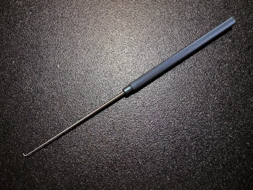 Photo of Symmetry 80-1532 Titanium Verity Nerve Hook, Blunt 3mm, 7.25"