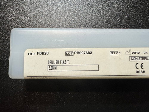 Label photo of Depuy FDB20 FAST Drill Bit, 2mm Label photo of Depuy FDB20 FAST Drill Bit, 2mm
