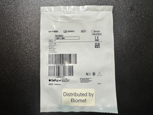 Label photo of Depuy P18000 Peg Smooth, 2mm X 18mm