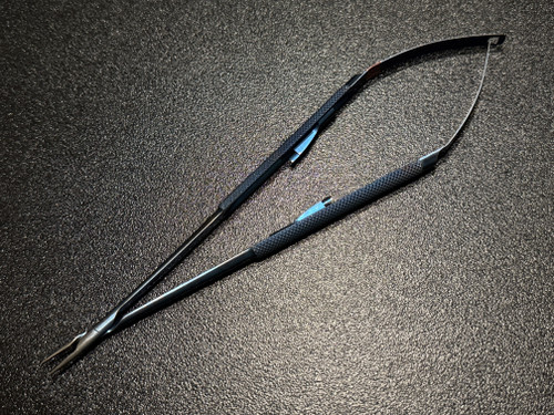 Scanlan 3003-180 Titanium Jacobson Micro Needle Holder, STR, Diamond Dust, 8"