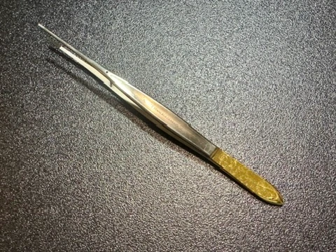 Top photo of V. Mueller NL1460 Vital Cushing Tissue Forceps, TC, 7"