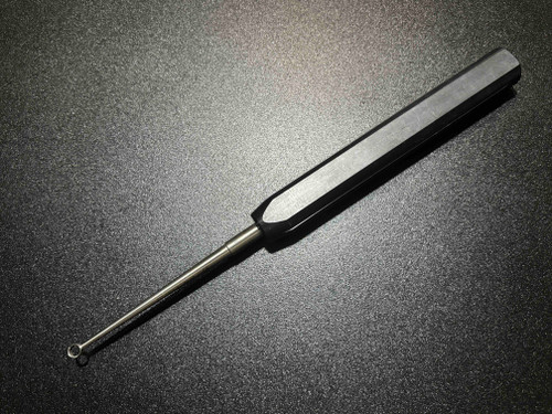 Photo of Life Instruments 711-1503-0 Long Handle Cone Ring Spinal Curette, STR, #3