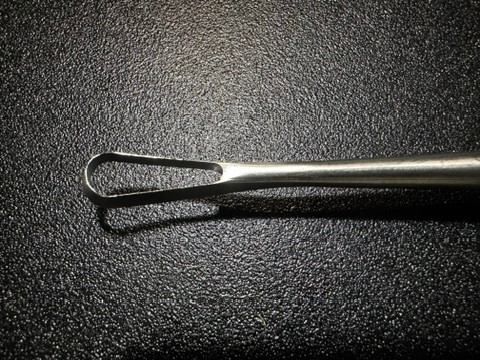 Cup photo of Life Instruments 719-1511-0 O'Brien Long Handle Curette, 11mm