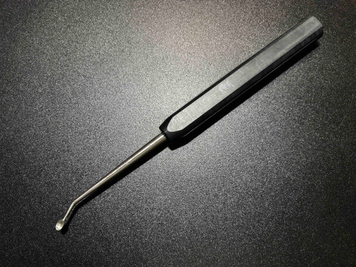 Photo of Ortho Development 253-0015 Lateral Angle Spinal Curette, Left, #4, 15"