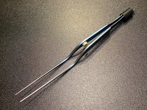 Codman 80-1551 MALIS Titanium Bayonet Bipolar Forceps, STR, Regular Tip, 8.75"