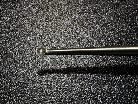 Cup photo of Life Instruments 710-1500-0 Long Handled Curette, STR, #0, 15"