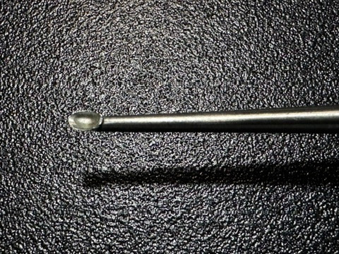 Cup photo of Life Instruments 710-1520-0 Long Handled Spinal Curette, STR, #2/0, 15"