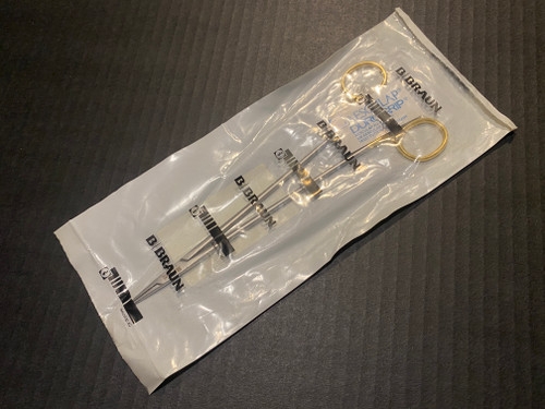 Aesculap BM026R Durogrip TC Fine Needle Holder, 7 7/8