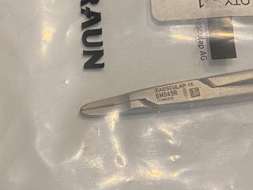 Aesculap BM026R Durogrip TC Fine Needle Holder, 7 7/8